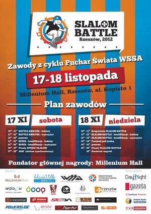 Slalom battle - rolkarze w Millenium Hall