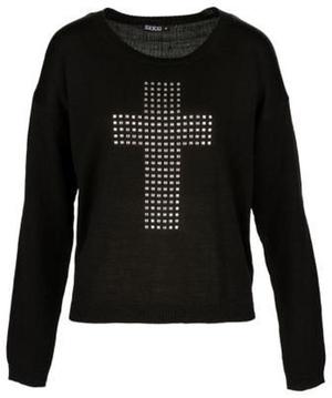 Kolekcja jesienna 2013 KiK - sweter z krzyżem