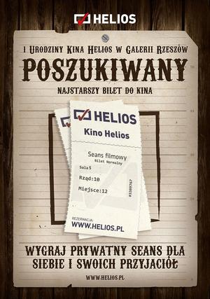 Promocje w kinie Helios w Galerii Rzeszów