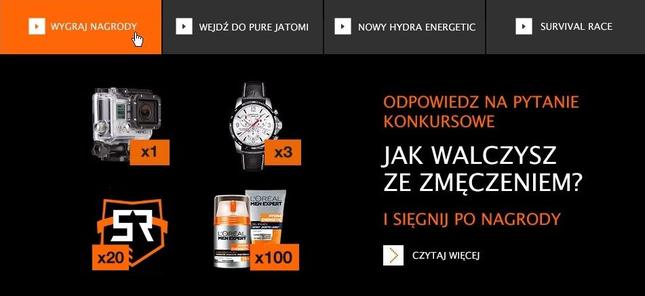 Promocja L’Oréal Men Expert i Pure Jatomi Fitness