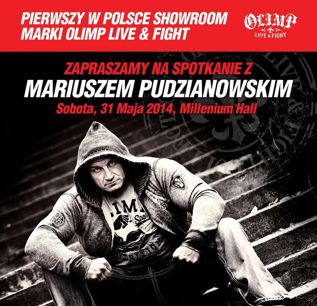 Mariusz „Pudzian” Pudzianowski w Millenium Hall