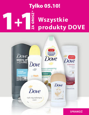 Promocja marki Dove w Hebe