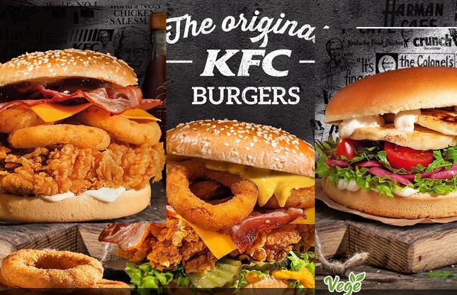 Nowe smaki burgerów w KFC. Wśród nich smak wege