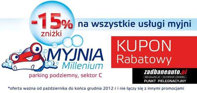 Promocja w Myjni Millenium